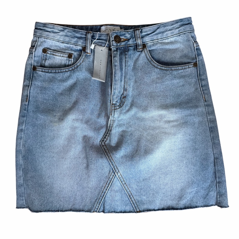 Sabo Skirt Light Blue Denim NWT